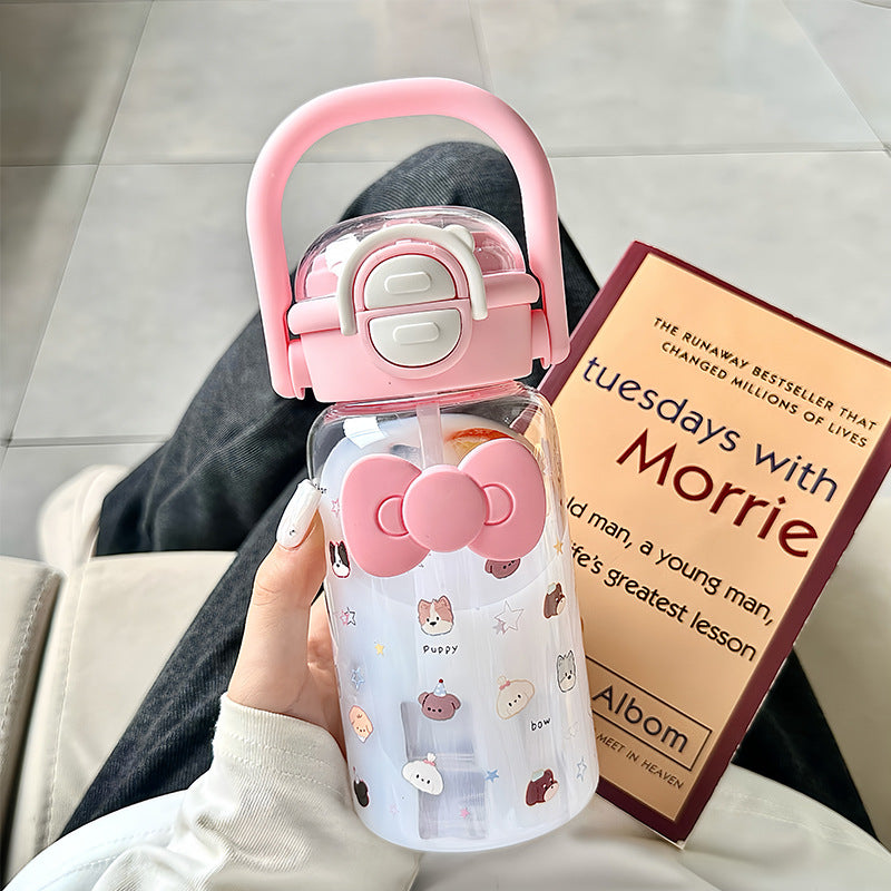 Women's child-friendly drinking bottle with cheerful design Bowlift