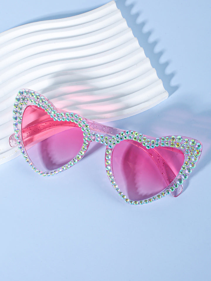 Heart-Shaped Bridal Sunglasses Bowlift