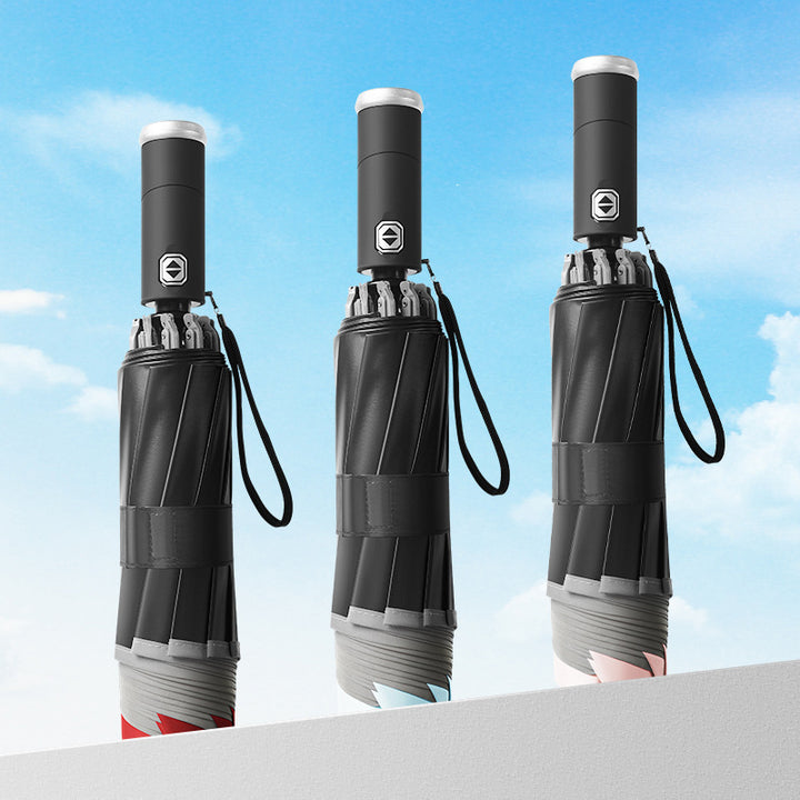 Ladies elegant umbrella with LED light Bowlift