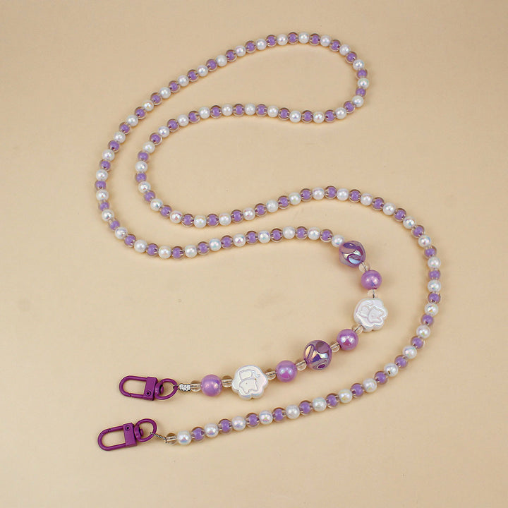 Elegant Beaded Eyewear Chain Bowlift