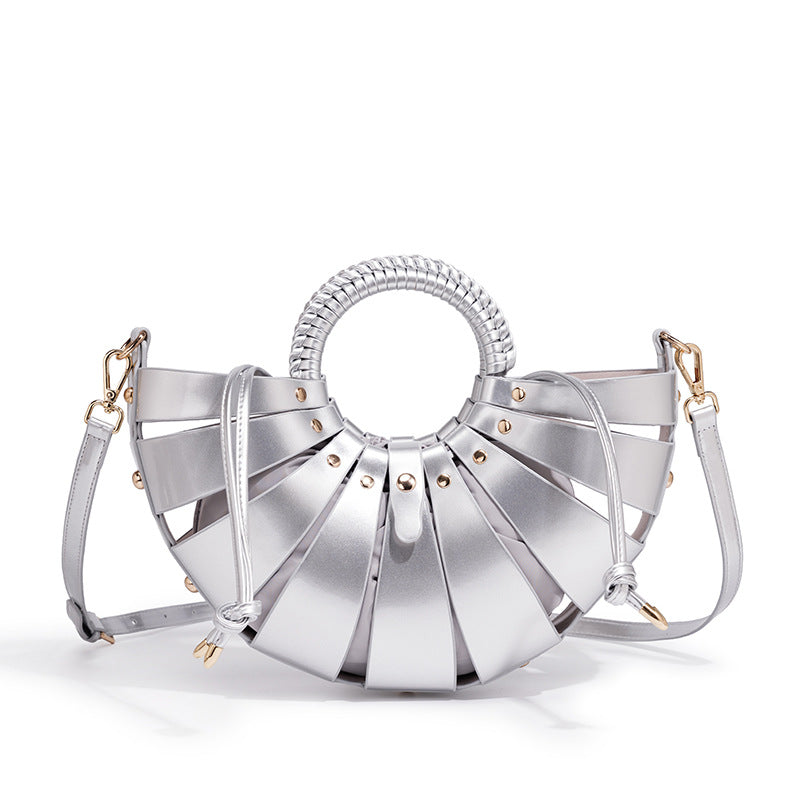 Elegant Fan-Shaped Handbag Bowlift