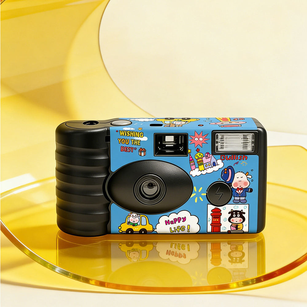 Playful Graphic Instant Photo Camera Bowlift
