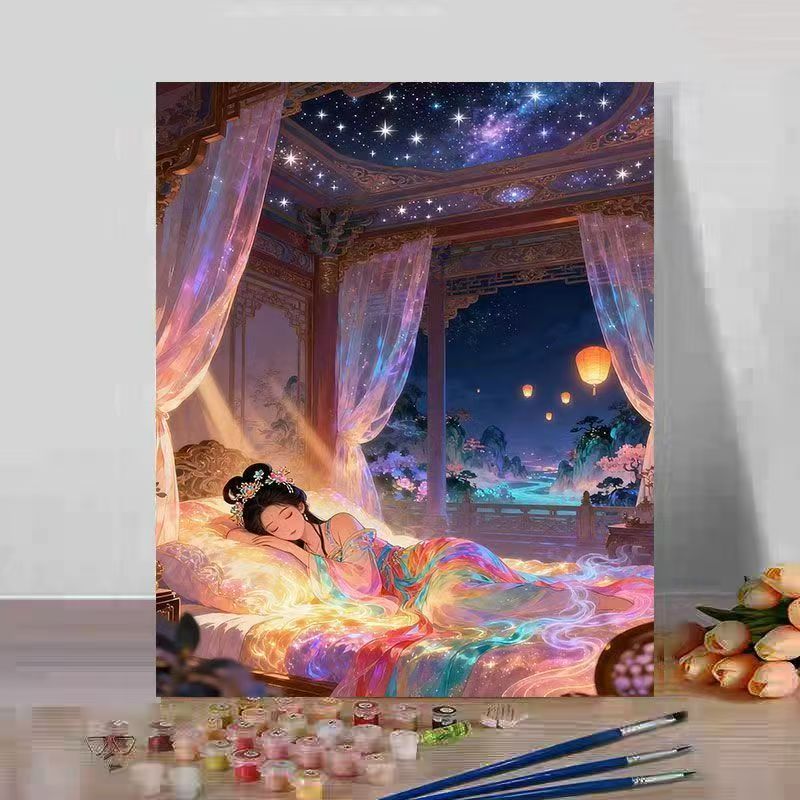 Fantasy Landscape Paint by Numbers Art Kit Bowlift