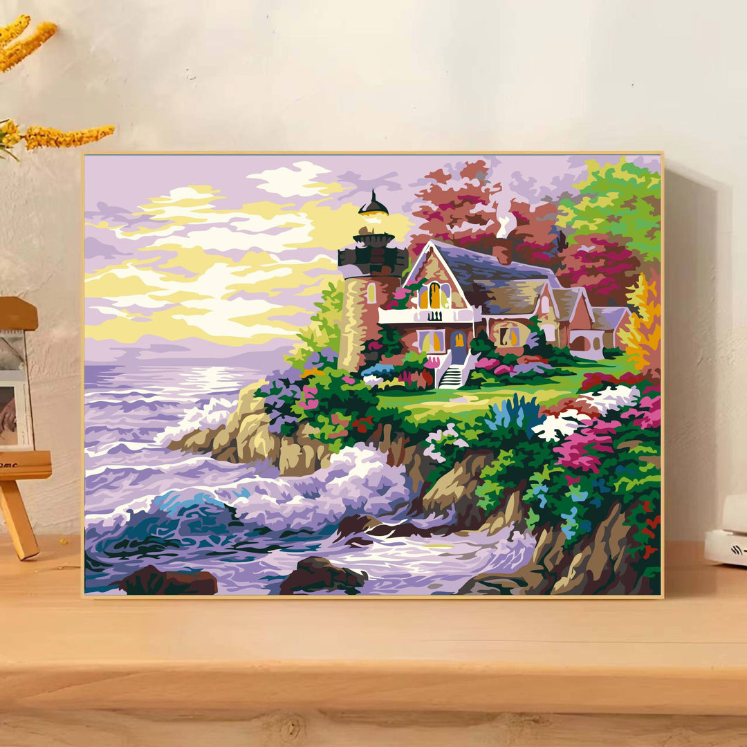 Scenic Landscape Art Canvas Print Bowlift