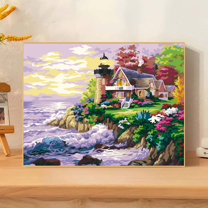 Scenic Landscape Art Canvas Print Bowlift