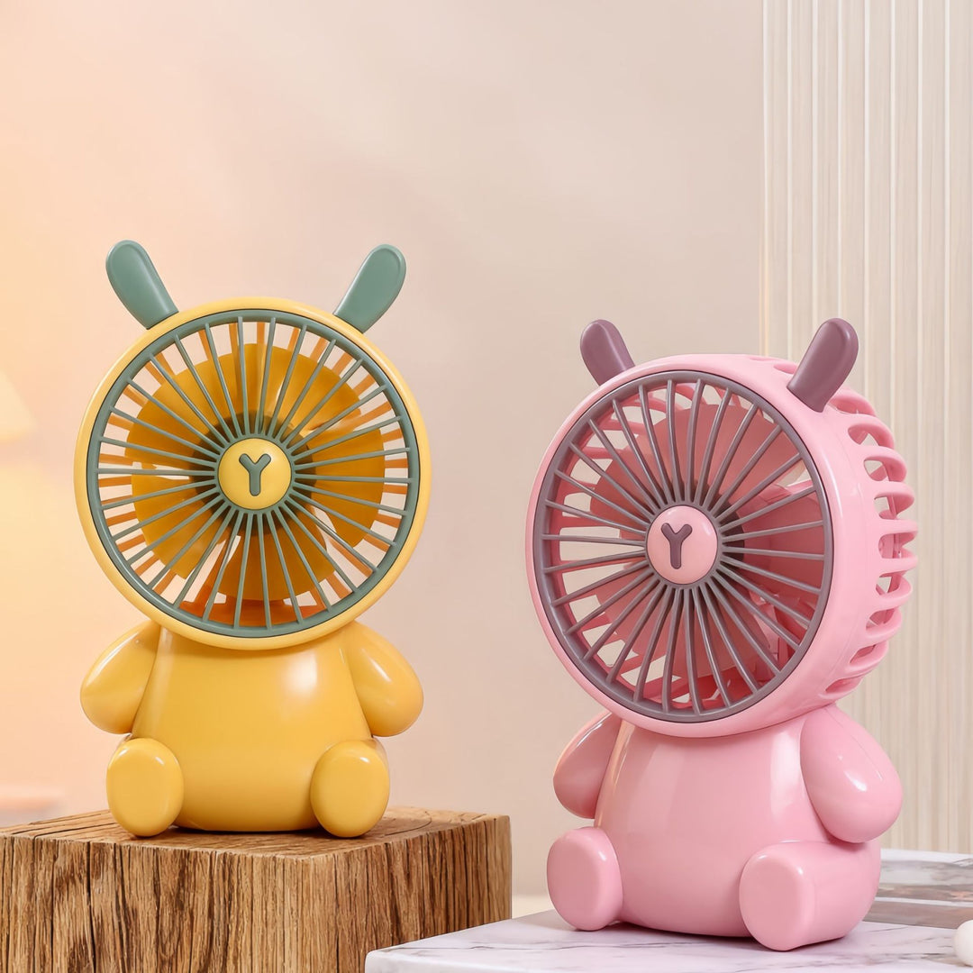 Ladies Sweet Hand Fan in Animal Design Bowlift