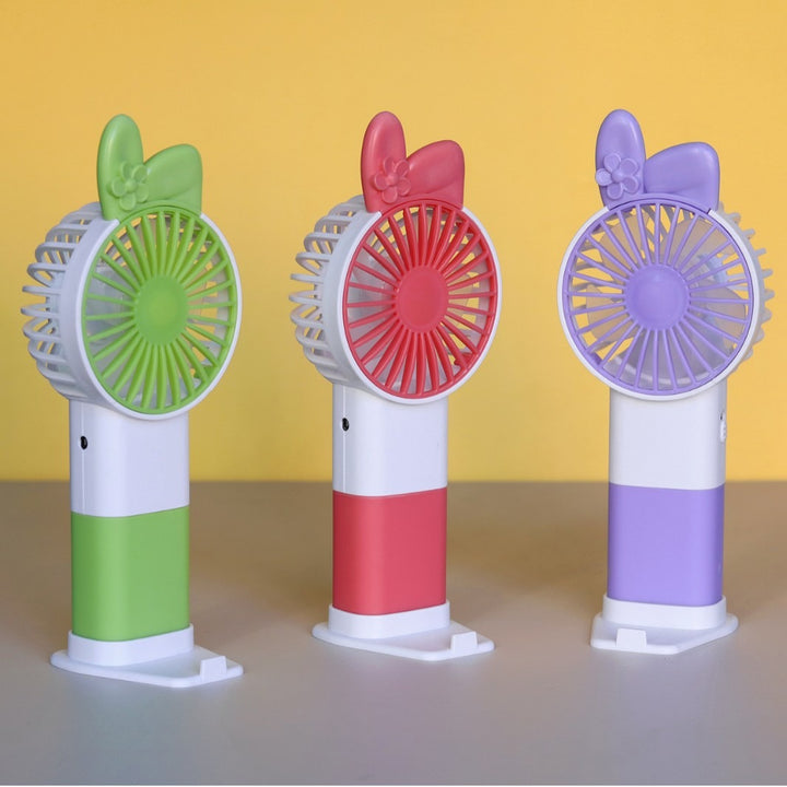 Unisex Portable Mini Hand Fan with Playful Design Bowlift