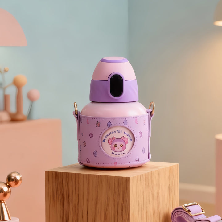 Ladies Insulated Water Bottle with cute animal design Bowlift