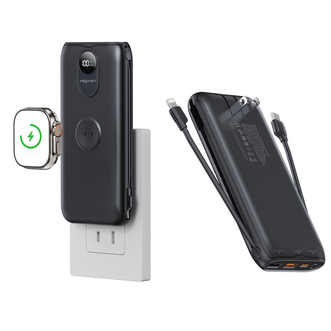 Portable power bank with Qi charging function and wired fast charging system Bowlift