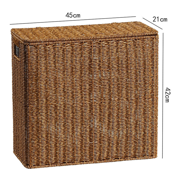 Handwoven Wicker Storage Cube Bowlift