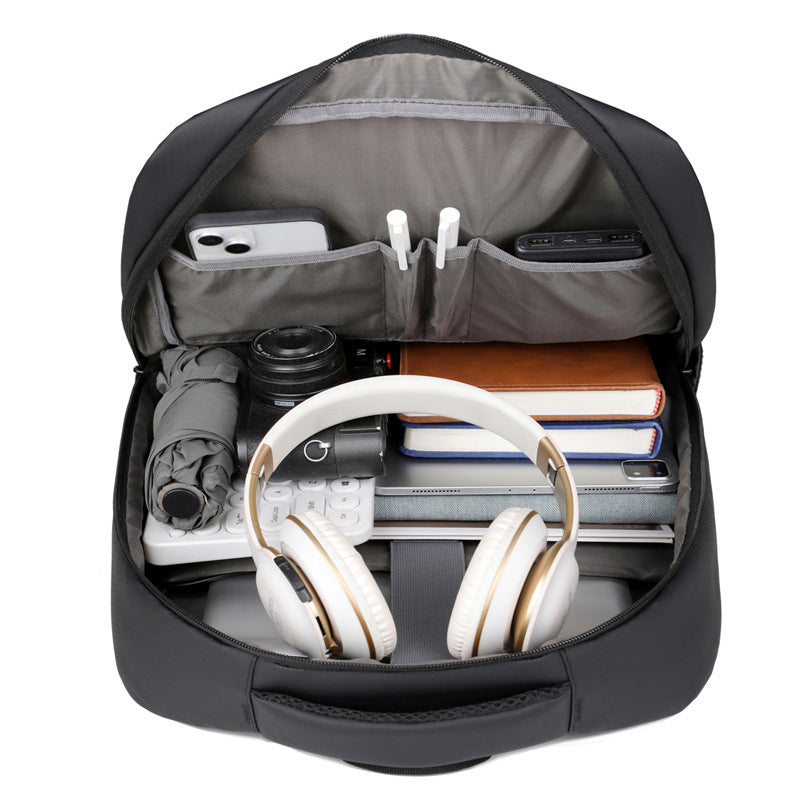 Multifunctional backpack with laptop compartment and ergonomic shoulder design Bowlift
