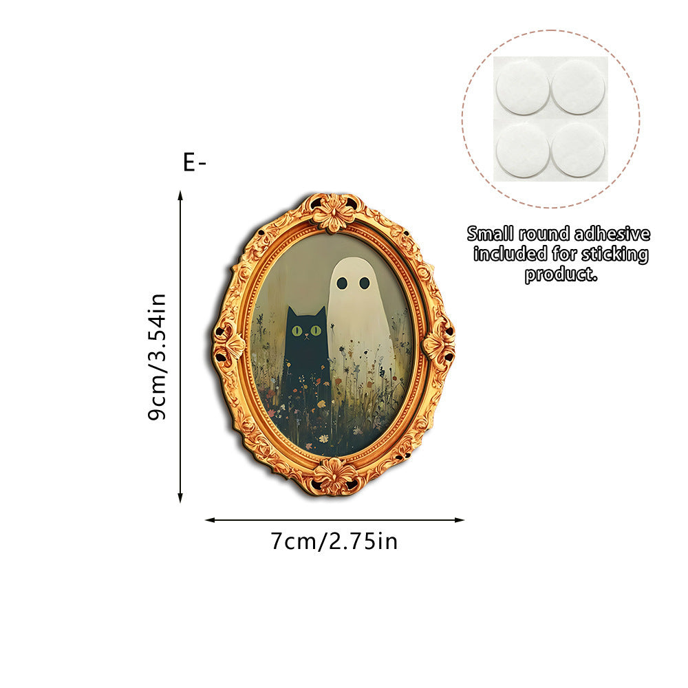 Wall art with creative ghost motif Bowlift