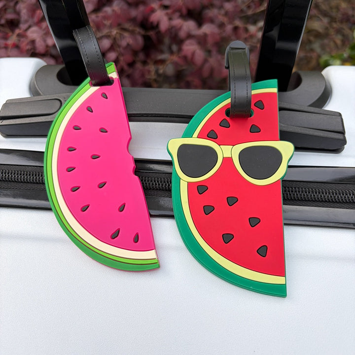 Whimsical Watermelon Luggage Tag Bowlift