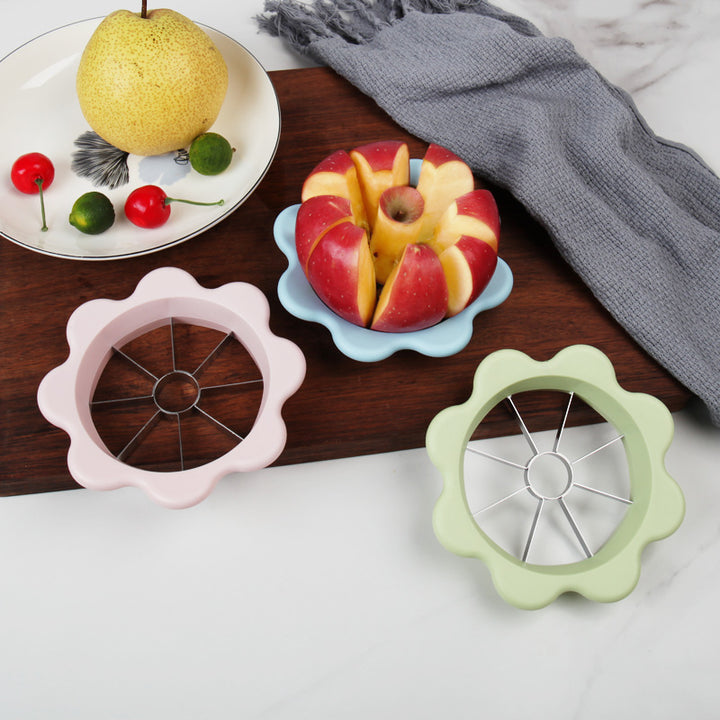 Multifunctional fruit cutter with flower shape Bowlift