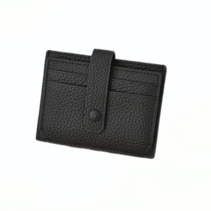 Textured Leather Card Holder Bowlift