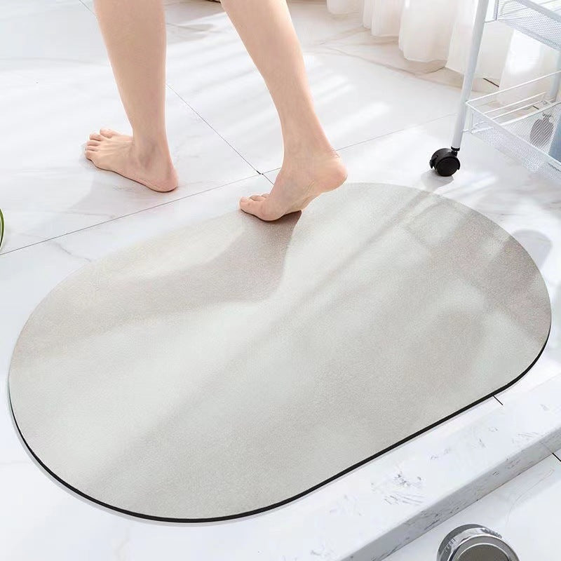 Microfiber Memory Foam Bath Mat with Non-Slip Backing Bowlift