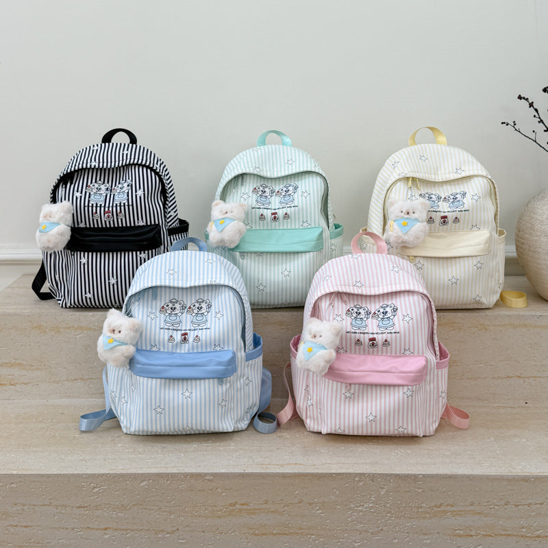Backpack with Colorful Animal Design and Practical Compartments Bowlift