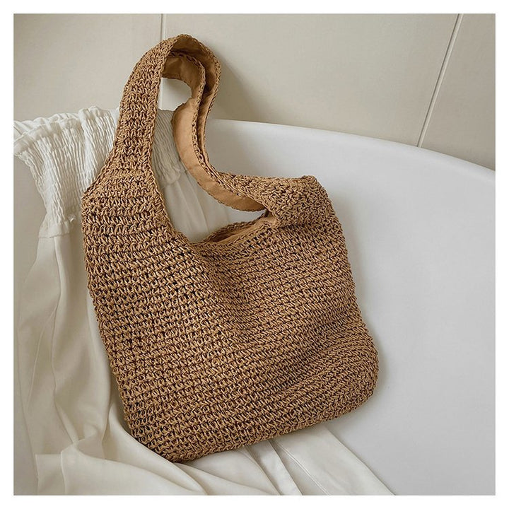 Hand-knotted macramé tote bag Bowlift
