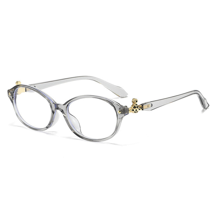 Women's fashionable optical glasses in elegant oval design with golden accents Bowlift