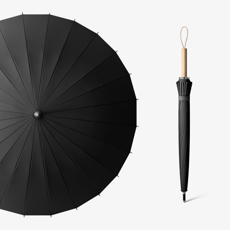Ladies elegant umbrella with wooden handle and durable cover Bowlift