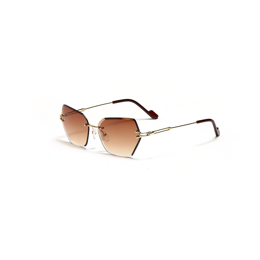 Women's modern sunglasses with stylish hexagonal frame Bowlift