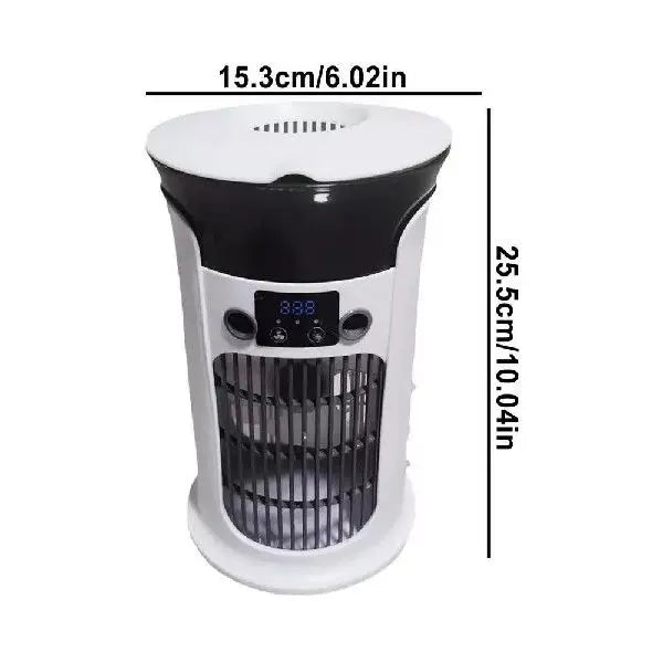 Unisex One Size Compact Portable Tower Fan with Digital Display Mosquito Trap USB Powered Bowlift