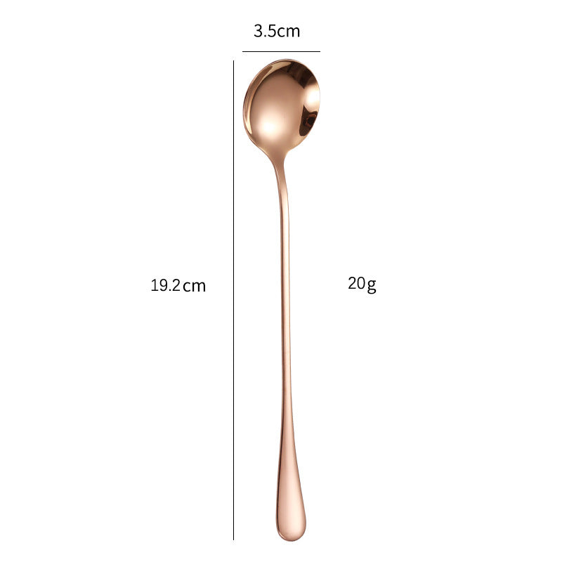 Elegant teaspoon with polished gold surface Bowlift