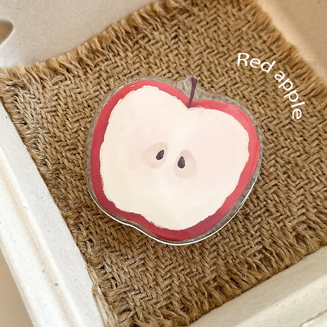 Apple motif coasters Bowlift