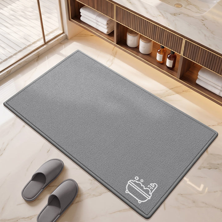 Textured Non-Slip Bathroom Mat Bowlift