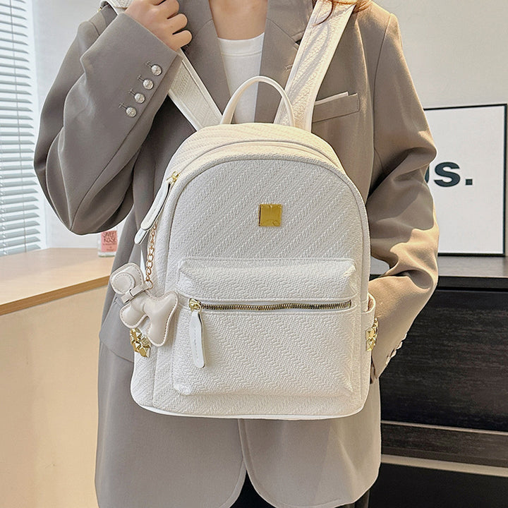 Trendy Textured Modern Backpack