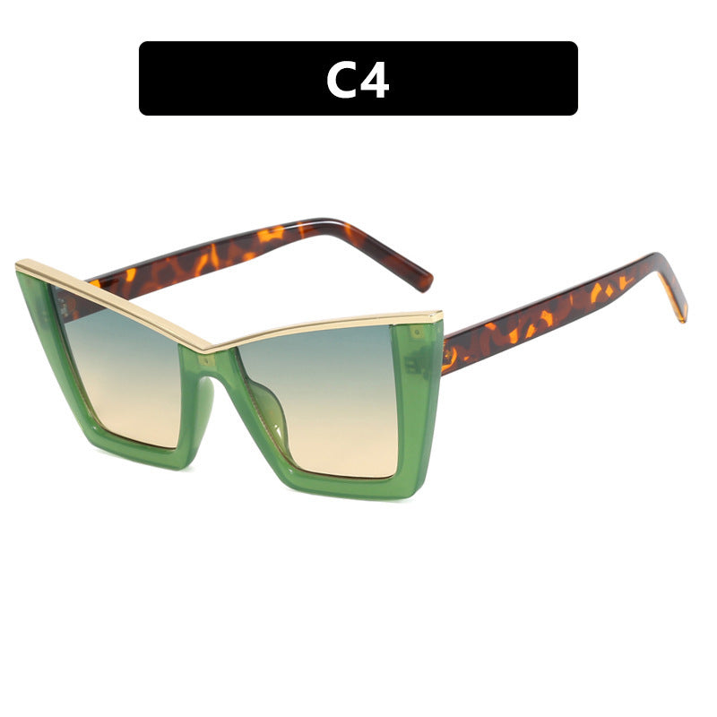 Women's fashionable sunglasses with a unique geometric frame Bowlift