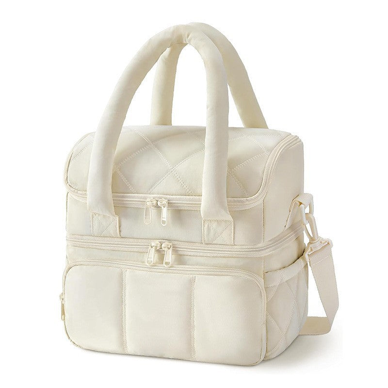 Fashionable and Practical Cooler Bag with Insulated Compartments Bowlift