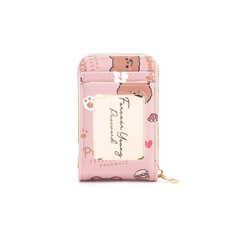 Cute Cartoon Print Card Holder