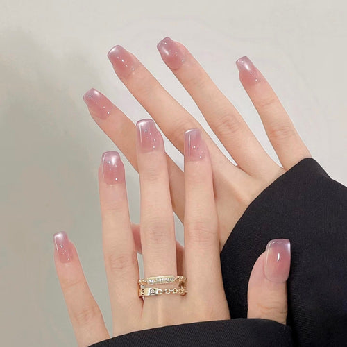 Artificial nails with elegant ombre effect Bowlift
