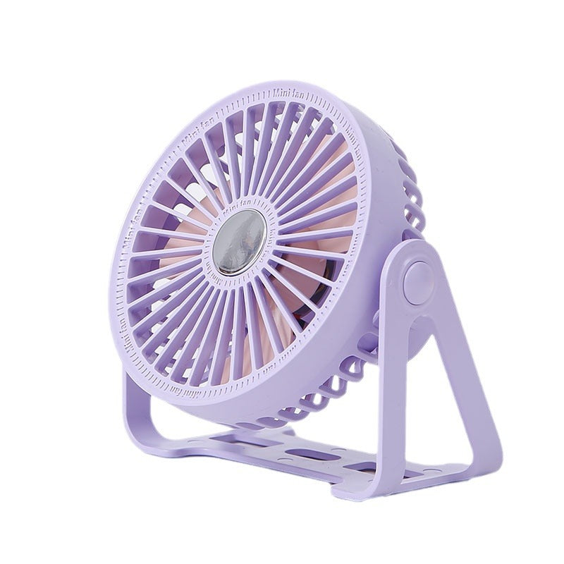 Unisex Compact Rechargeable Mini Desk Fan Bowlift