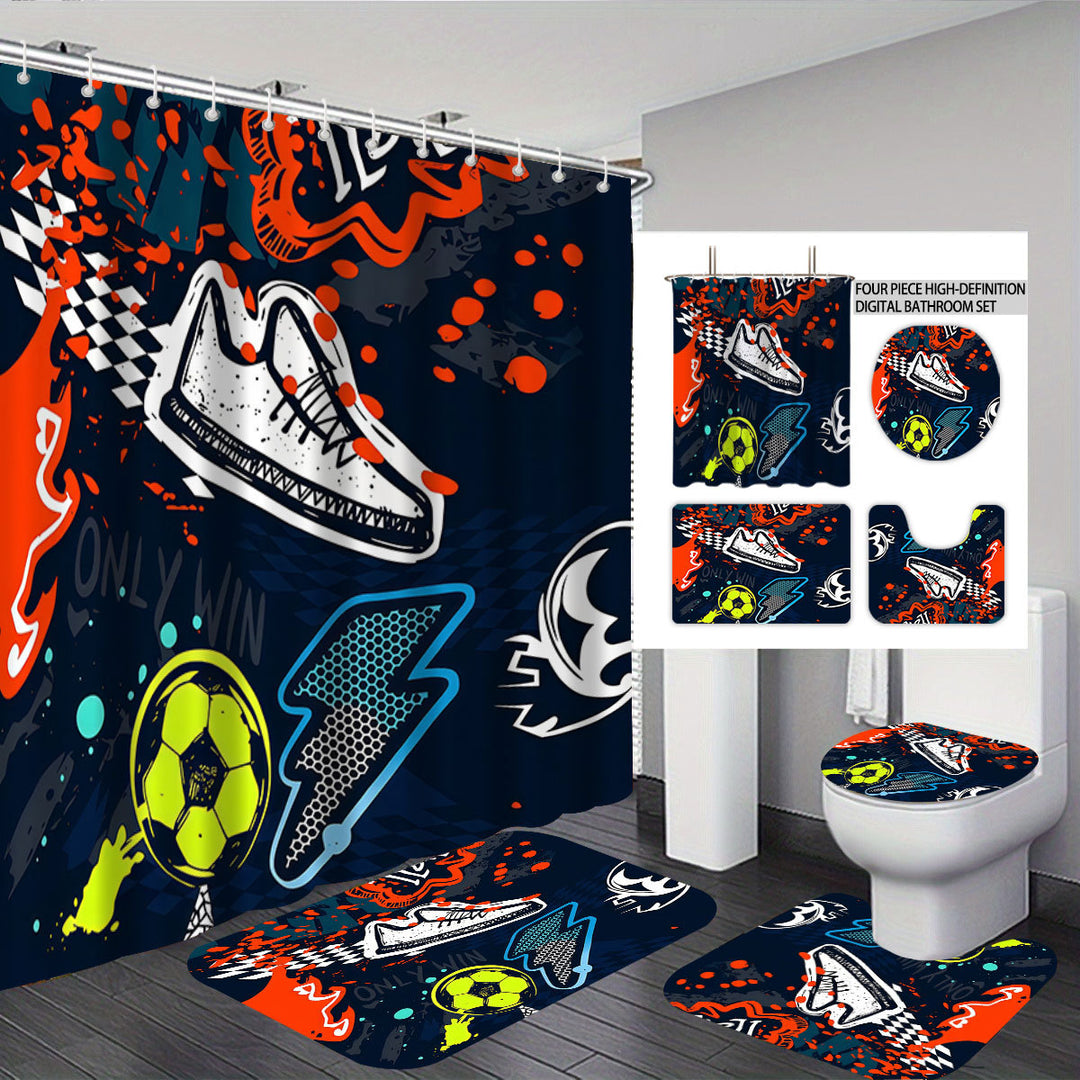 Basketball-Themed Bathroom Decor Set Bowlift