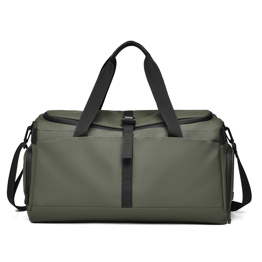 Men's sports and travel bag with innovative compartment organization Bowlift