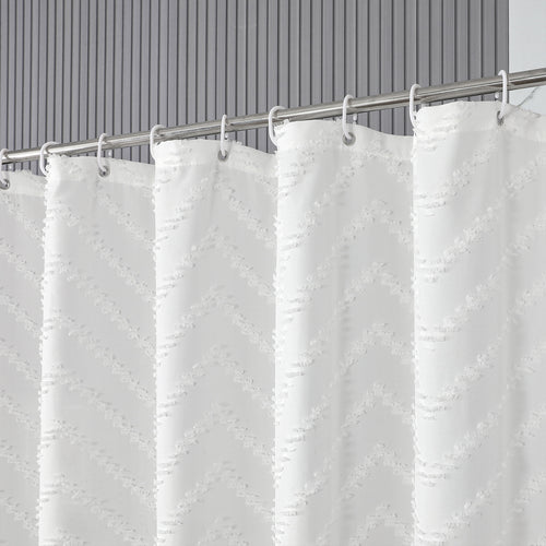 Textured Design Window Curtain Bowlift