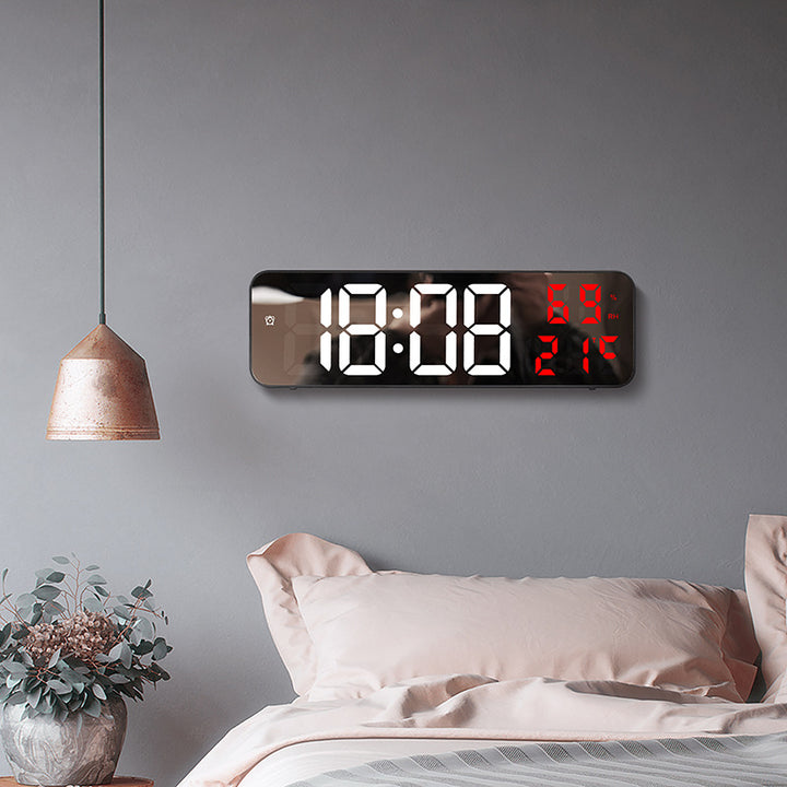 Digital Multifunction Alarm Clock with Hygrometer and Temperature Display Bowlift