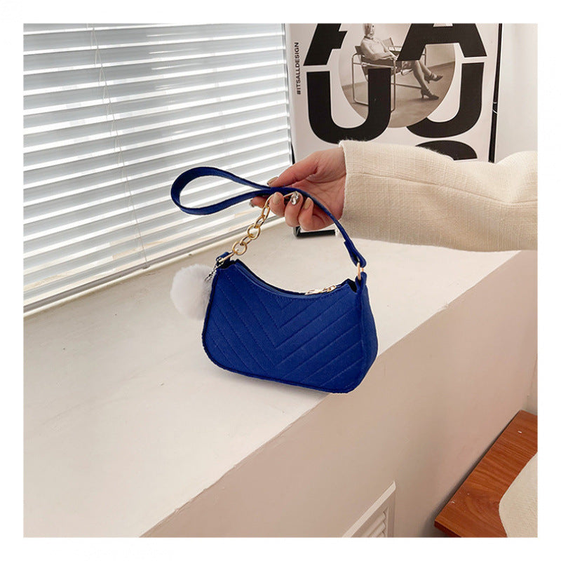 WoStylish Faux Fur Mini Handbag Bowlift