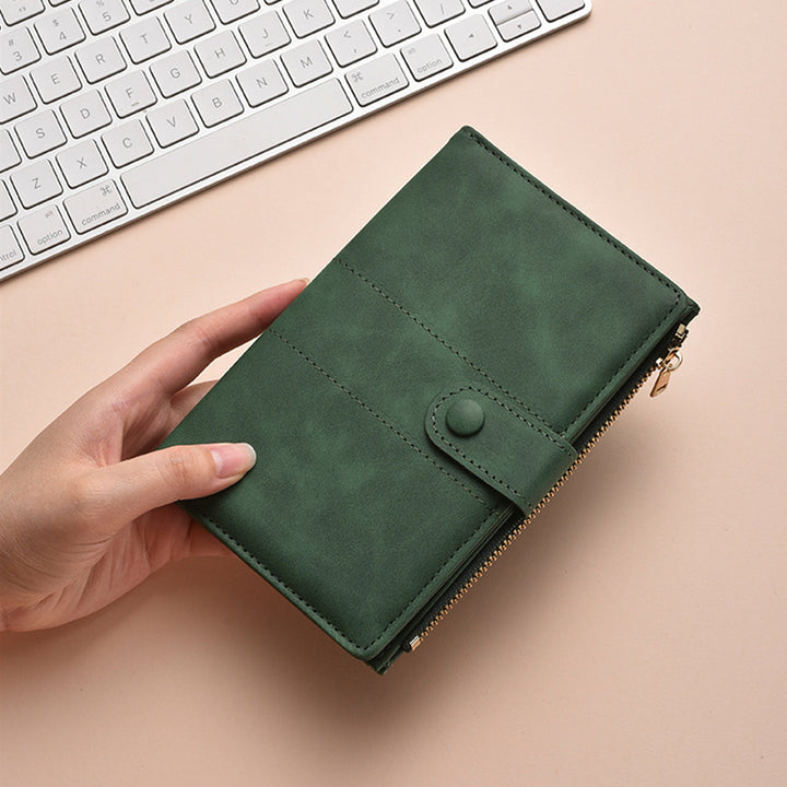 Premium Leather Zippered Journal Organizer Bowlift