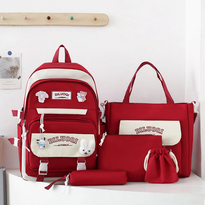 Multi-Purpose School Backpack and Tote Bag Set Bowlift