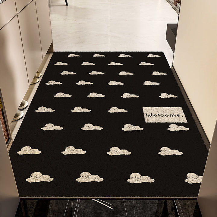 Playful Cat-Themed Indoor Area Mat