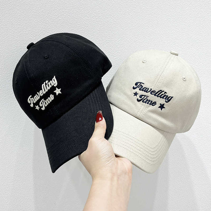 Women's Embroidered Casual Baseball Cap Bowlift