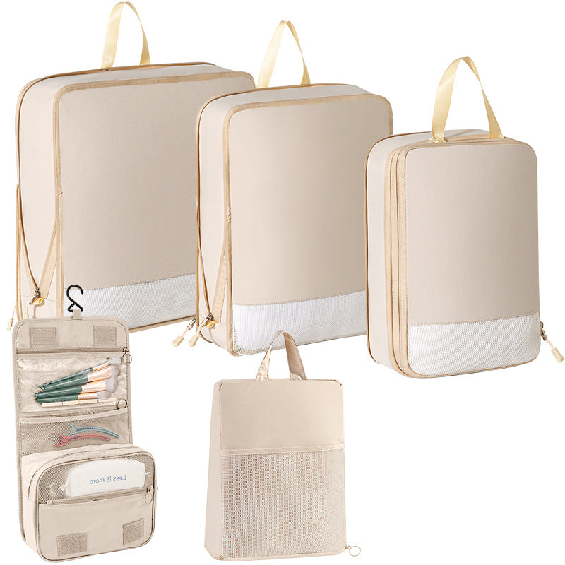 Travel Bag Set with Versatile Compartments and Pockets Bowlift