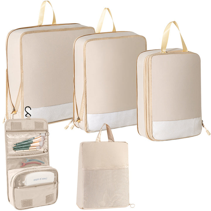 Travel Bag Set with Versatile Compartments and Pockets Bowlift