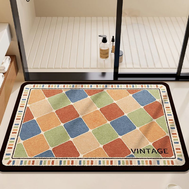 Cute Bear-Themed Bath Mat Bowlift