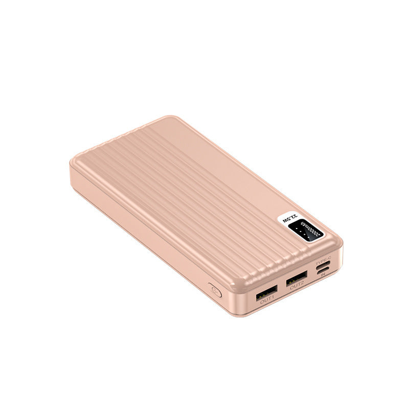 High-performance power bank with multifunctional USB-C connection and intelligent fast charging Bowlift
