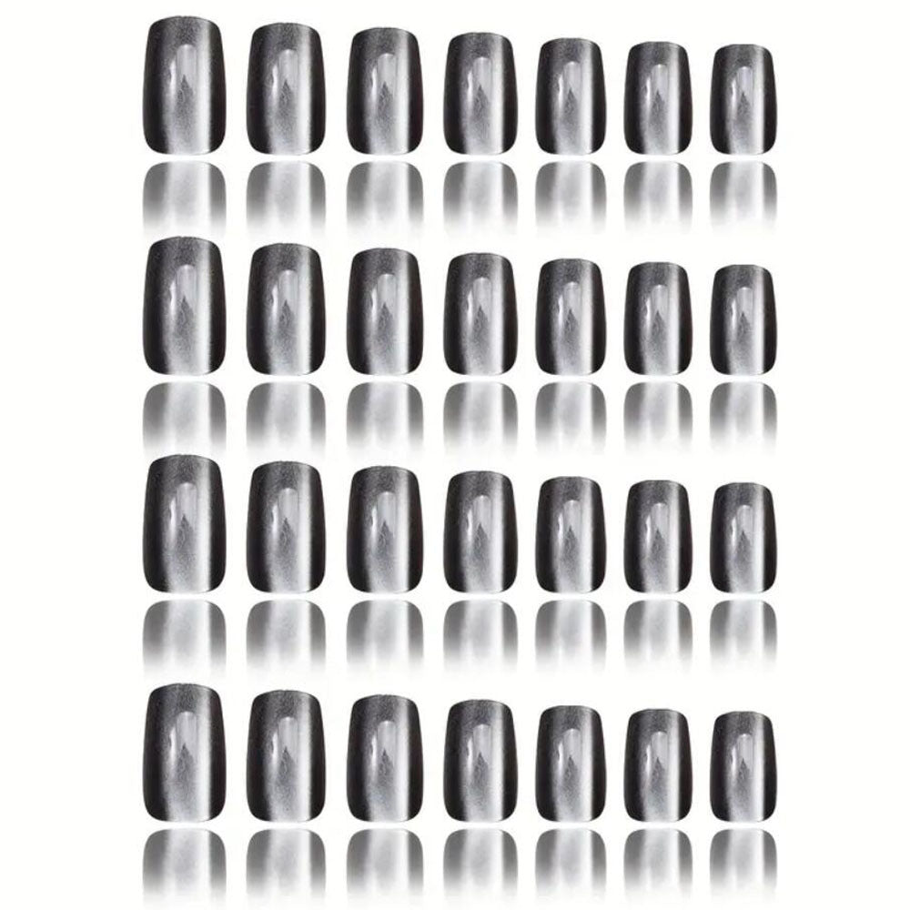 Cat-Eye Press-On Nail Set Bowlift