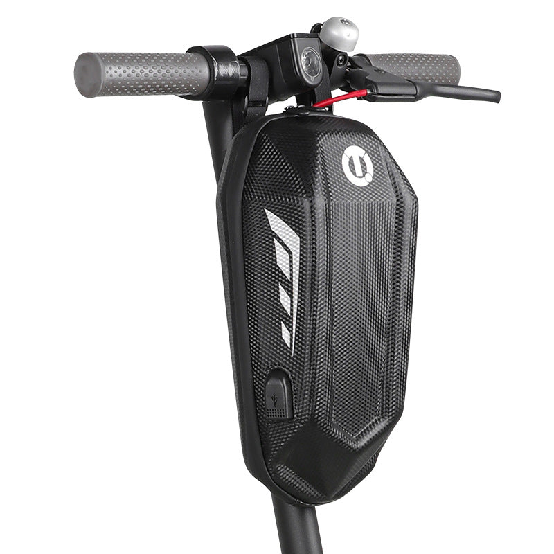 rigid front-mounted waterproof hard-shell storage bag for electric scooter Bowlift